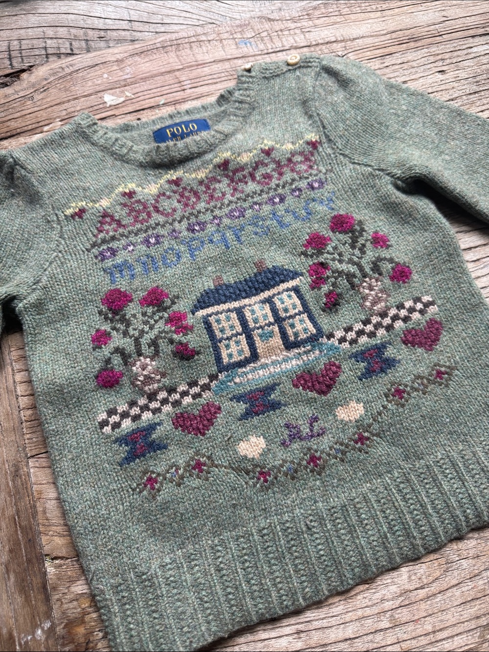 Polo by Ralph Lauren Wool Sweater — 2/3T - Picture 4 of 5